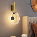 Axyaa Nordic LED Luxury Wall Lamp - Modern Minimalist Bedroom Lighting