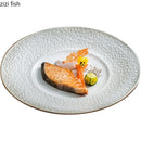 Axya Stone Grain Dinner Plate Set of 6