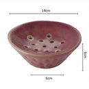 Axyaa Lotus Root Clay Bowl Vase for Hydroponic Floral Arrangements & Home Decor