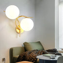 Axyaa LED Glass Wall Lampshade with Double Heads for Indoor Spaces