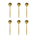 Axyaa Mini Stainless Steel Tea Spoon Set for Coffee, Tea, and Sauces
