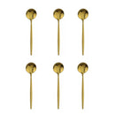 Axyaa Mini Stainless Steel Tea Spoon Set for Coffee, Tea, and Sauces