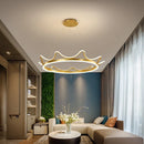 Axyaa Gold Nordic LED Chandelier for Dining Living Room Kitchen Decor