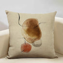 Axyaa Geometric Lines Pattern Art Decoration Cushion Cover 45x45cm Linen