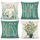 Axyaa Valentine's Day Pattern Cushion Cover for Bedroom and Living Room