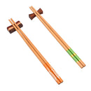 Axyaa Bamboo Chopsticks Spoon Set - Reusable Sushi Food Stick Gift Tableware