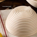 Axyaa Rattan Woven European Fermentation Basket for Bread Baking and Storage