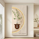 Axyaa Cream Style Entrance Wall Painting with Lights