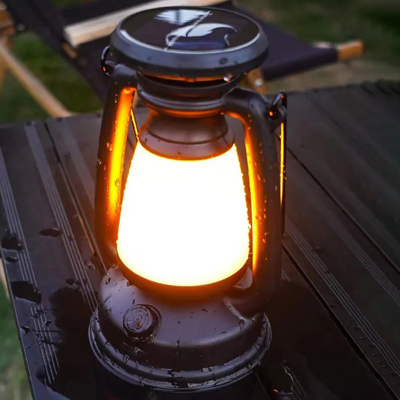 Axya Outdoor Camping Lamp with Adjustable Brightness and Solar/DC Charging