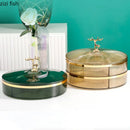 Axya Dried Fruit Candy Snack Plate with Storage Tray for Organized Refreshments
