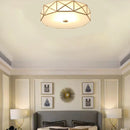 Axyaa Copper Ceiling Chandelier E27 Lighting for Living Room Bedroom Kitchen