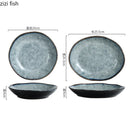 Axyaa Ceramic Salad Plate Set of 4