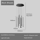 Axyaa Gold LED Chandelier Light for Modern Home Staircase Decor