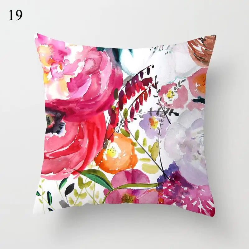 Axyaa Floral Pattern Pillowcase for Home Decor and Events