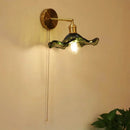 Axyaa Glass Wall Sconce Light Fixtures with E27 LED Lamp