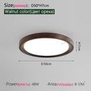 Axyaa Vintage Walnut Wood Ceiling Lamp for Living Room, Study & Bedroom