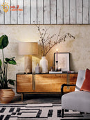 Axyaa Marble LED Table Lamp Nordic Minimalist Modern Decorative Desk Light