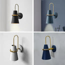 Axya Horn LED Wall Lamp: Nordic Colorful Iron Sconce for Home Decor