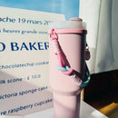 Axyaa Silicone Handle Strap for 40oz Stanley Tumblers and Similar Cups