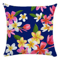 Axyaa Parrot Flower Oil Painting Cushion Cover 45X45CM