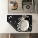 Axyaa Halloween Kitchen Draining Mat, Absorbent & Quick Dry for Coffee & Dishes