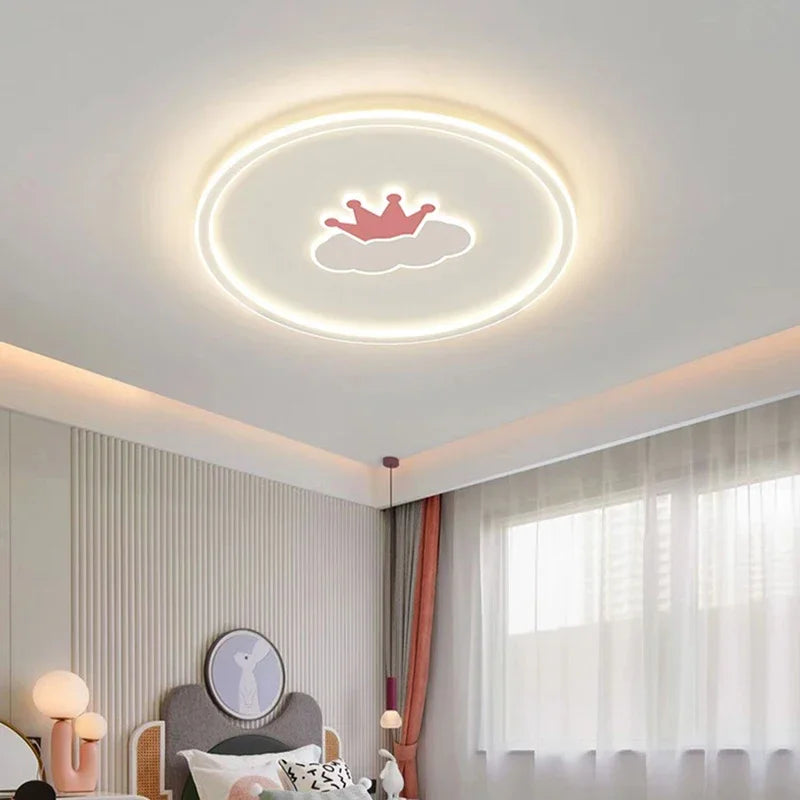 Axya Kids LED Ceiling Light: Modern Chandelier for Bedroom, Living Room, Study & More