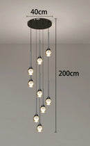 Axyaa LED Chandeliers Hanging Light Modern Pendant Lamps for Living and Dining Room