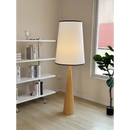 Axyaa Wabi-sabi Wood Floor Lamp Nordic Design Cream Cloth Light E27