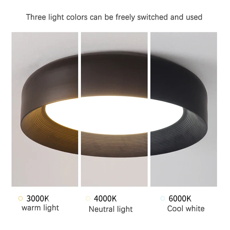 Axyaa Minimalist LED Ceiling Lamp for Nordic Living Room, Bedroom, Dining Room
