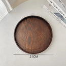 Axyaa Nordic Wooden Serving Tray - Coffee Breakfast Decorative Organizer