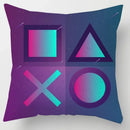 Axyaa Gamer Grip Square Pillowcase | Anime Style | TV Game Fan | 45x45 Cushion Cover