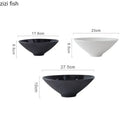 Axya Stone Pattern Ceramic Bowl Set for Dining and Home Tableware