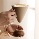 Axyaa Coarse Ceramic Latte Coffee Cup for Home Decor Ornament