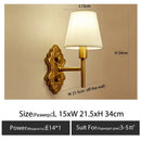 Axyaa Copper LED Color Wall Lamp for Bedroom Living Room TV Background Lighting