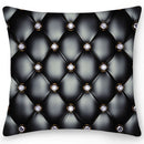 Axyaa Geometric Printed Pillowcase Double Sided Crystal Sofa Cushion Cover