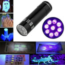 Axya UV Blacklight 395nm 9 LED Detector for Pet Urine Stains