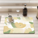 Axyaa Cartoon Print Kitchen Coasters Set for Glasses and Dishes