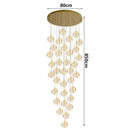 Axyaa Nordic Stair Chandelier Pendant Lights for Living, Bedroom, and Dining Room