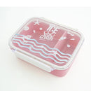 Axyaa 600ml Bento Box with Spacer for Kids, Microwave-Safe Lunch Container