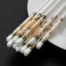 Axyaa Ceramic Chopsticks: High-grade Antibacterial, Non-slip, Non-drop Home Use