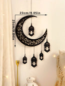 Axyaa Hollow Moon and Star Lantern: DIY Ramadan and Eid Festival Decor, Islamic Gift