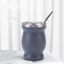 Axyaa 240ml Yerba Mate Stainless Steel Insulated Cup Set with Accessories