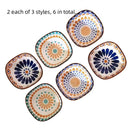 Axyaa Ceramic Bohemian Snack Bowl Set