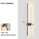 Axyaa 360° Rotatable LED Wall Sconce, Touch Dimmable & Adjustable Brightness