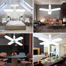Axyaa Fan Leaf LED E27 Bulb - Super Bright Indoor Lighting for Living Room