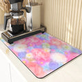 Floral Pattern Kitchen Coasters Set by Axyaa