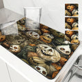 Axyaa Halloween Pumpkin Head Drying Mat