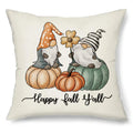 Harvest Pumpkin Truck Maple Leaf Pillow Case for Autumn Home Decor - Axyaa