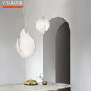 Axyaa Silk Chandelier LED Pendant Lamp for Living Room Bedroom Hotel Loft