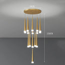 Axyaa Modern Stair Pendant Lights Chandelier LED Ceiling Lamp for Living Room